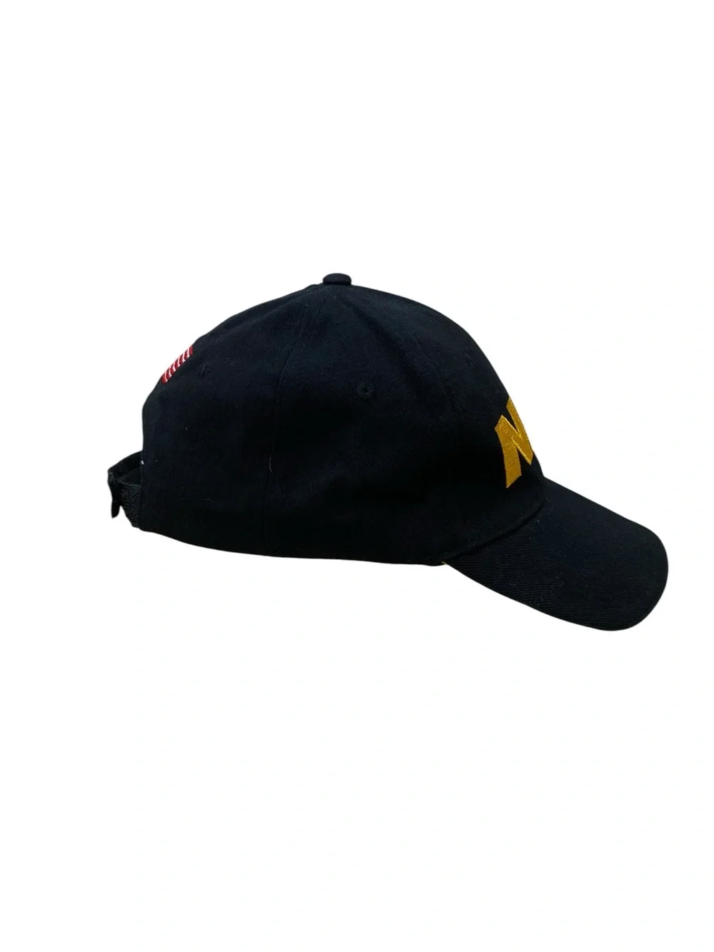 NRA National Rifle Association Embroidered Logo Black Cap with Gold Lettering
